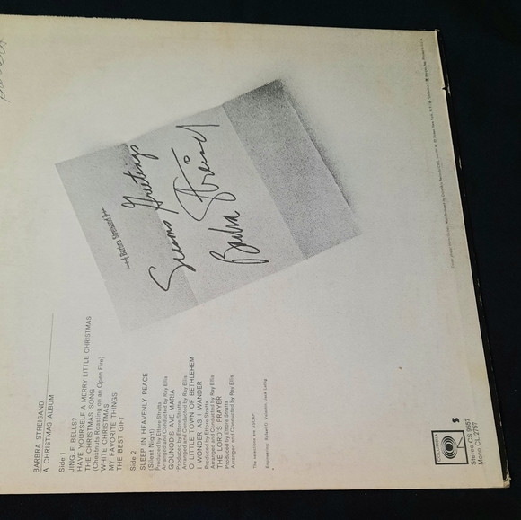 Barbra Streisand- A Christmas Album, Vinyl LP, 1967 - Picture 6 of 10